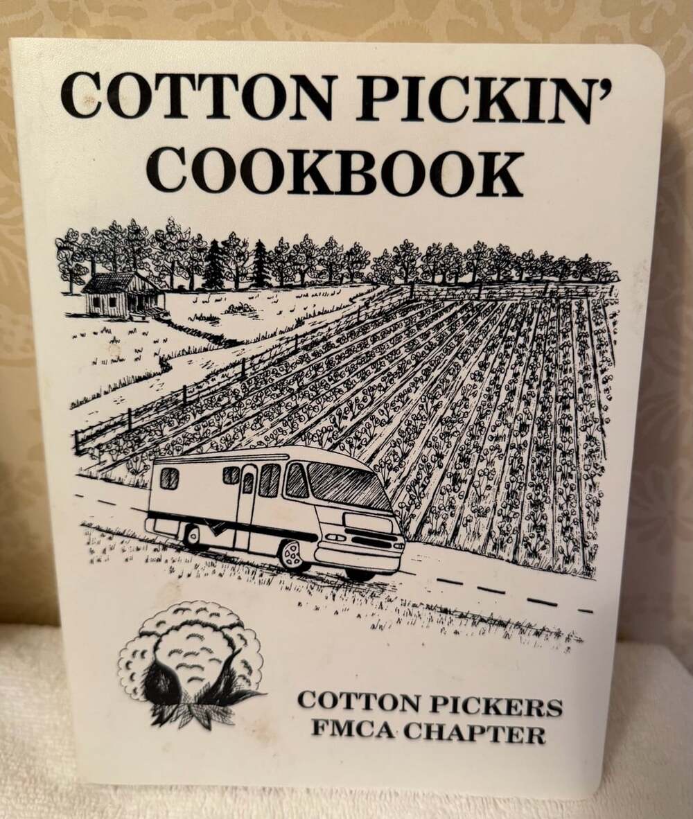 Cotton Pickin Cookbook The Cotton Pickers Chapter FMCA 1995 Vintage Book